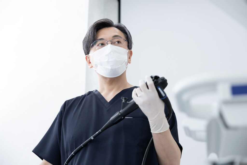 医師の技術で、腸に負担をかけにくい挿入を心がけています